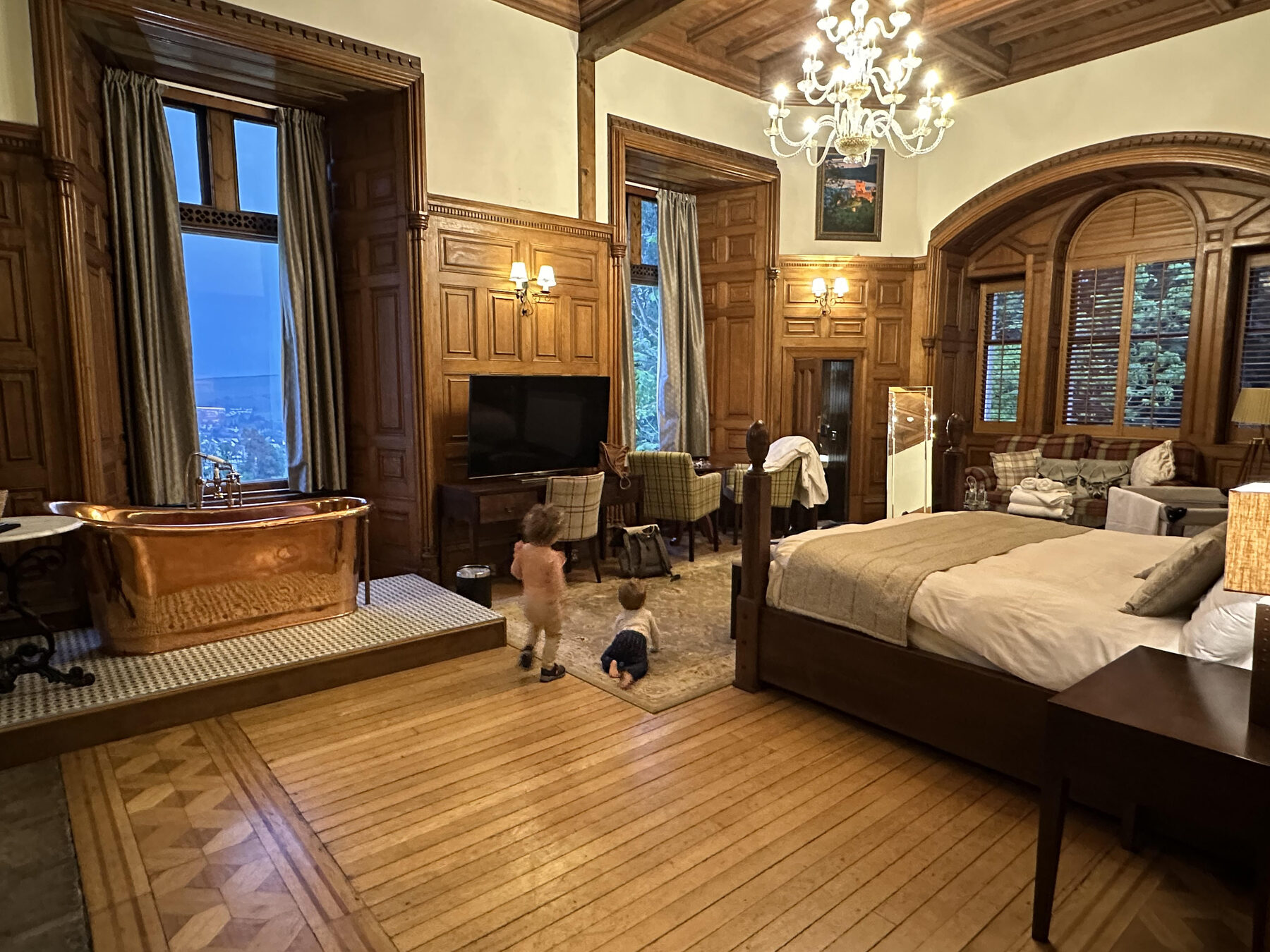 The Oak Suite at Tulloch Castle — Scottish Highlands